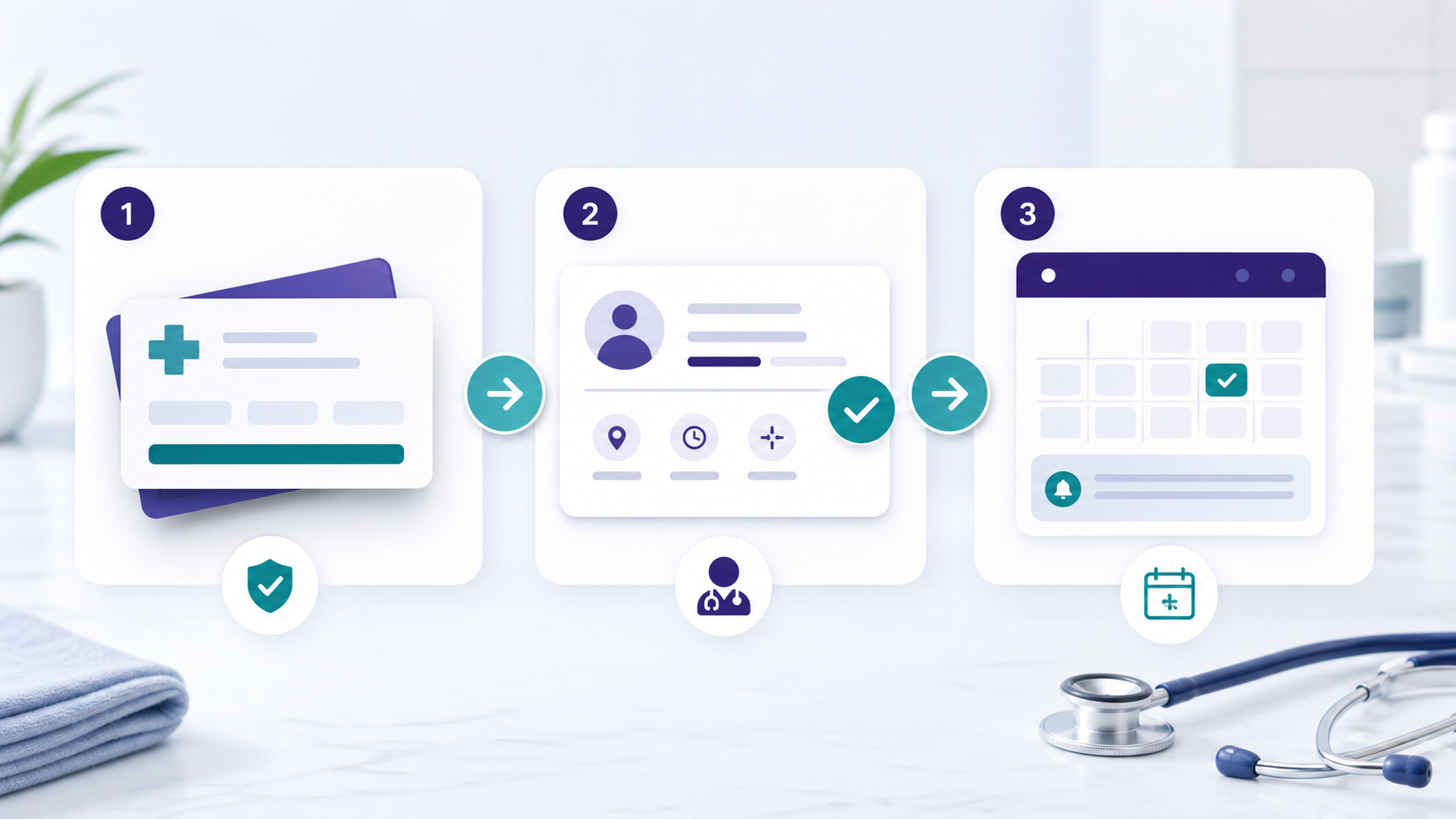 Checklist workflow for verifying Medicaid plan acceptance before booking a dermatologist