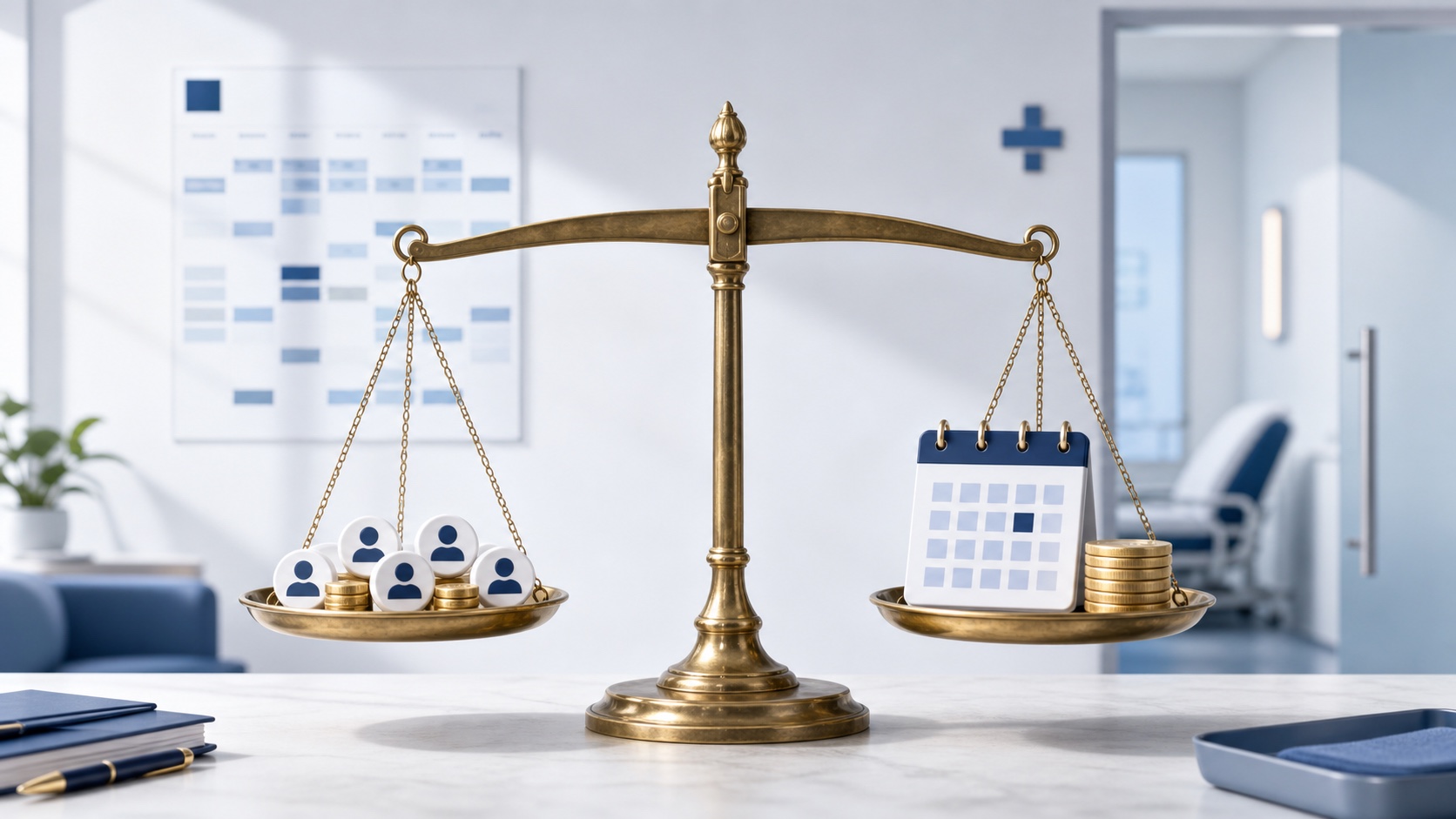 Visual comparison of per-booking fees and flat monthly software pricing
